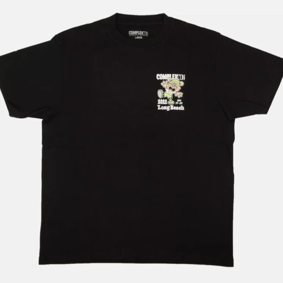 Complexcon X Verdy Logo Short Sleeve Shirt Black Size S - Picture 2 of 2
